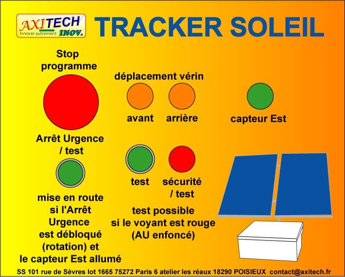 réglage tracker soleil